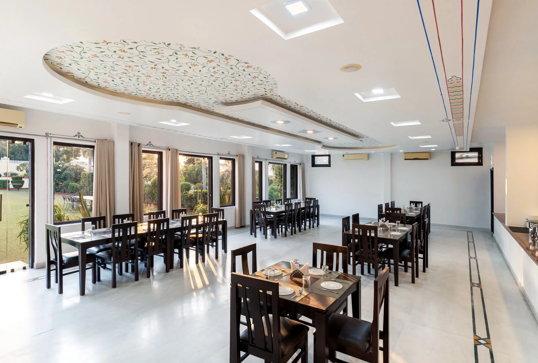 Wedding dining and restaurant at Hill Garden Resort Udaipur